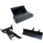 Denali Black UTV Snow Plow Kit For Yamaha Wolverine RMAX2 1000 2020-2021