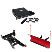 Denali Black UTV Snow Plow Kit For Yamaha Viking VI 2014-2020