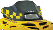 Powermadd Cobra Windshield Ski-Doo "S" Chassis Black W/Yellow Checks 13120