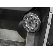 SSV Works Front 6.5" Speaker Pods With Orange Grilles For Polaris General 1000 16-22