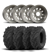 ITP Delta Steel 12" Wheels And Mud Lite XTR Tires [25x8-12]