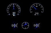 Dakota Digital 1967 Chevrolet Camaro HDX Analog Gauge kit With Console Gauges HDX-67C-CAC