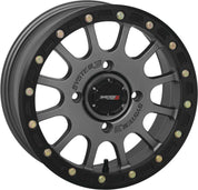 System 3 SB-5 Beadlock Gun Metal Grey Wheel 15x7 4/156 5+2 (+38mm) 15S3-5656