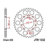 Steel Rear Sprocket 41T for Street HONDA Shadow, VT600CD (VLX) 1993-2007