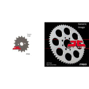 JT SPROCKETS Front and Rear Steel Sprocket Kit for OffRoad KAWASAKI KLX110 2002