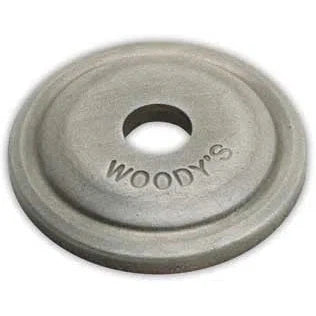 Woodys AWA-3775 Round Aluminum Plate 5/16" X 1-3/8" Dia Pkg 24