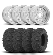 ITP Delta Steel 12" Wheels And Blackwater Evolution Tires [28x10-12]