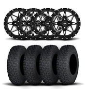 ITP Tornado 15" Matte Black Wheels And Coyote Tires [35x10R-15]