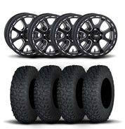 ITP Tsunami 15" Matte Black Wheels And Coyote Tires [35x10R-15]