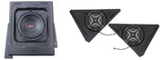 SSV Works Behind Seat SSV Subwoofer Box With Front 8" Speaker Pods For Polaris Slingshot 15-21