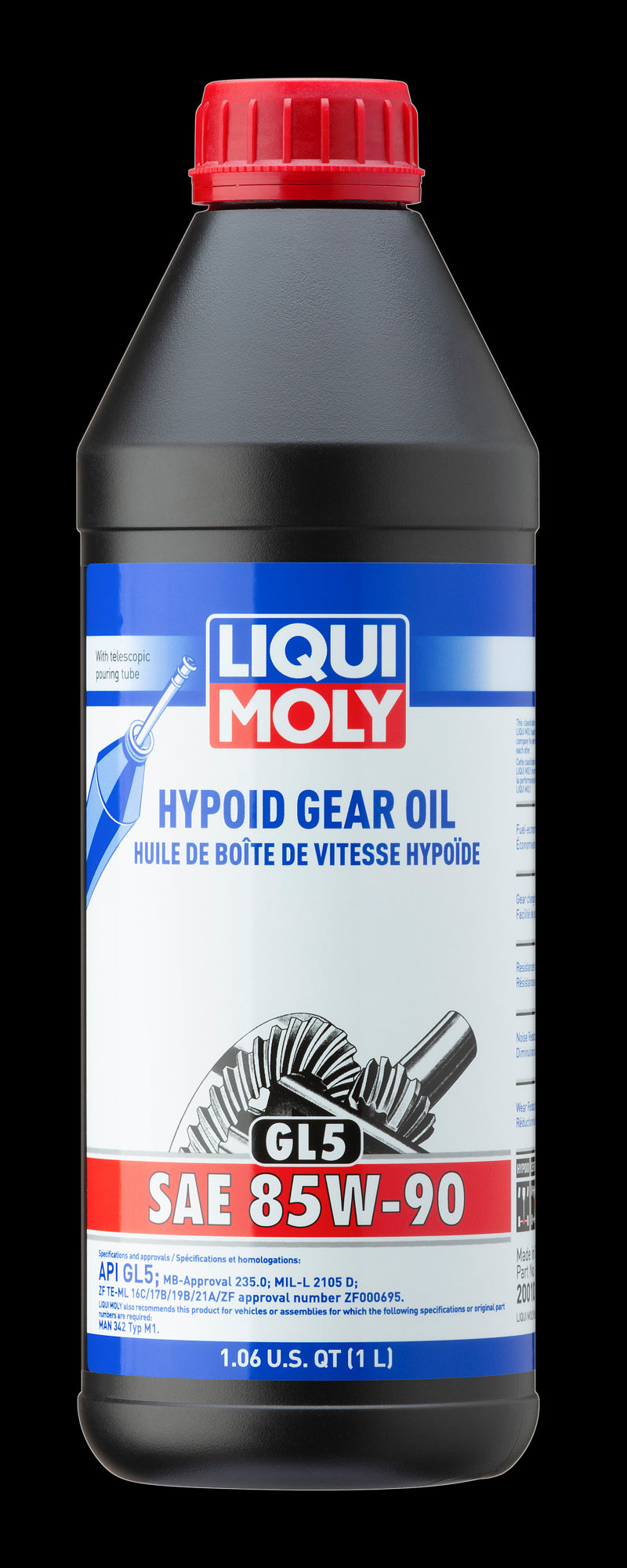 Liqui Moly 1L Hypoid (GL4/5) SAE 85W90 Gear Oil 20010