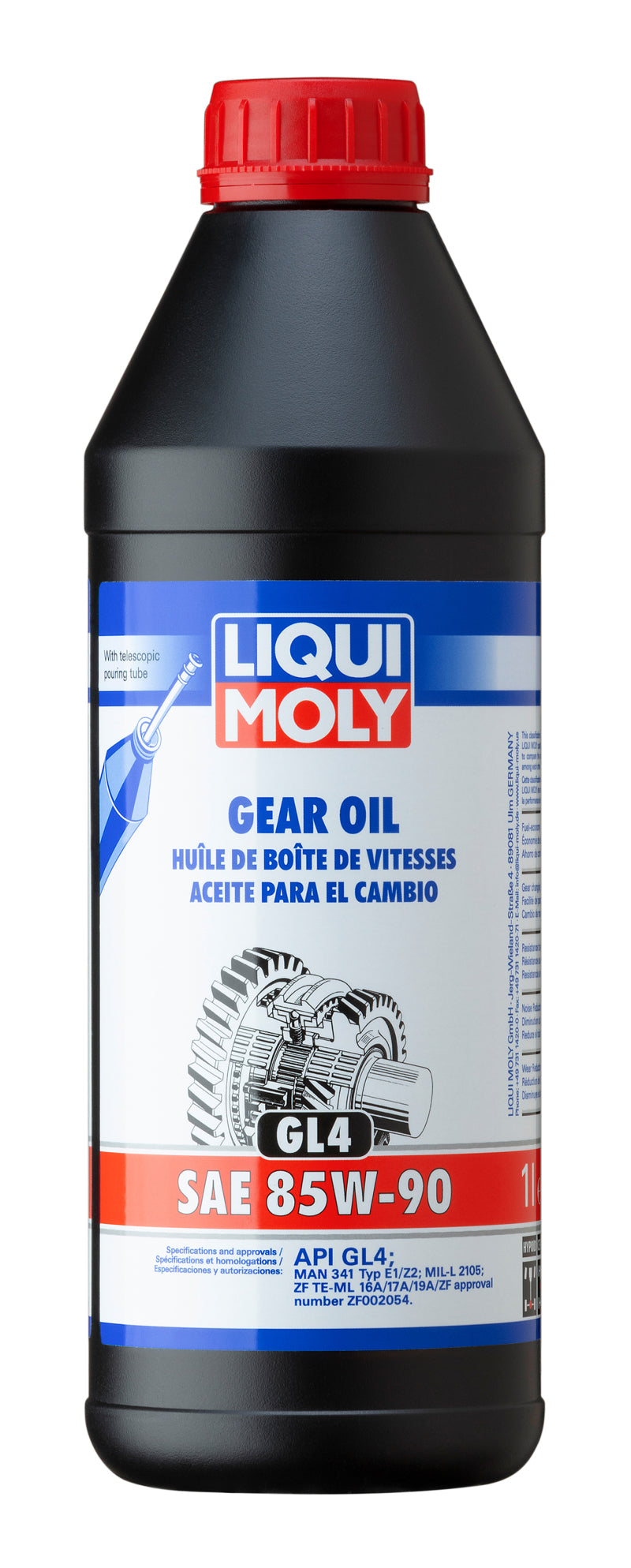 Liqui Moly 1L SAE (GL4) 85W90 Gear Oil 20016