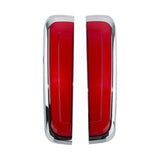 Kuryakyn Tracer LED Rear Lights Red/Chrome 20034-1