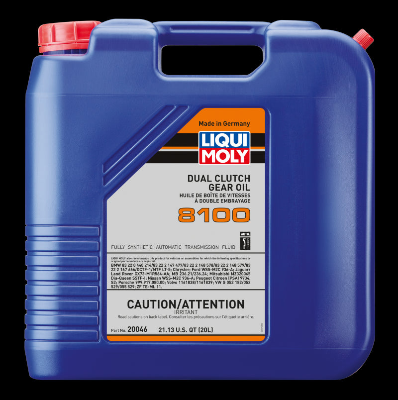 Liqui Moly 20L Dual Clutch 8100 Transmission Oil 20046