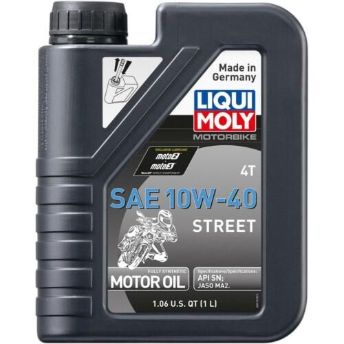 LIQUI MOLY 4T Street Motorcycle Engine Oil 1L Full Synthetic 10W-40 20054