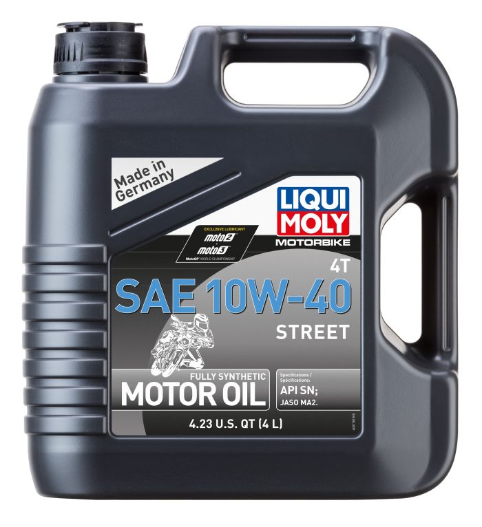 Liqui Moly 4L 4T SAE 10W40 Motorbike Street Motor Oil 20056