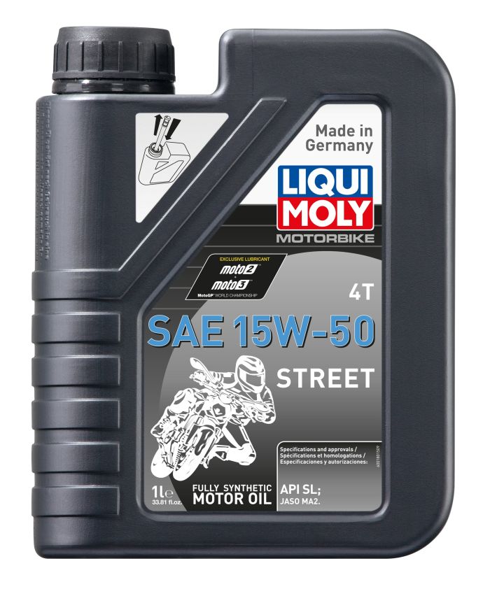 Liqui Moly 1L 4T SAE 15W50 Motorbike Street Motor Oil 20058