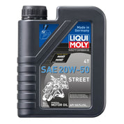 Liqui Moly 1L 4T SAE 20W50 Motorbike Street Motor Oil 20062