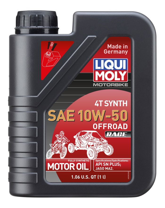 Liqui Moly 1L Synthetic 4T SAE 10W50 Motorbike Offroad Race Motor Oil 20078