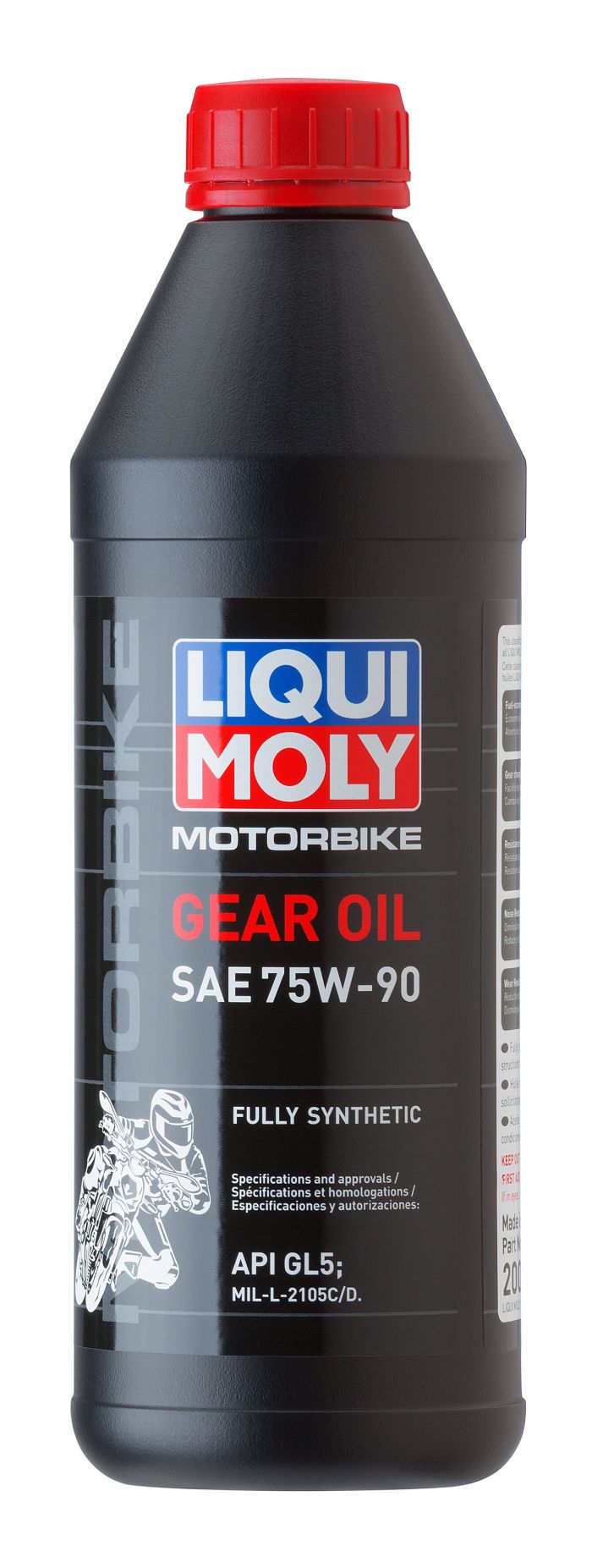 Liqui Moly 1L Hypoid (GL4/5) SAE 75W90 LS Motorbike Gear Oil 20086