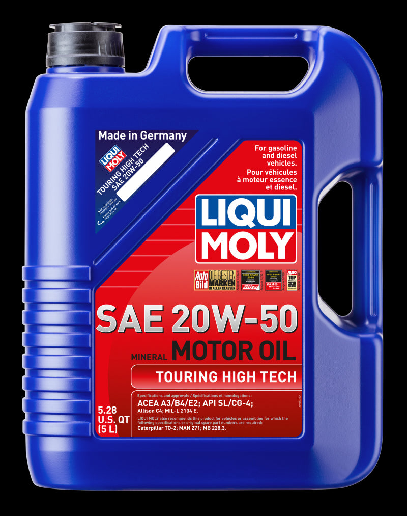 Liqui Moly 5L Touring High Tech SAE 20W50 Motor Oil 20114