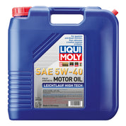 Liqui Moly 20L Leichtlauf (Low Friction) High Tech SAE 5W40 Motor Oil 20122
