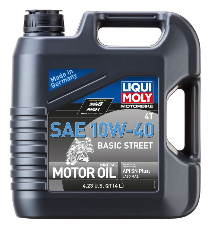 Liqui Moly 4L 4T SAE 10W40 Motorbike Motor Oil 20192