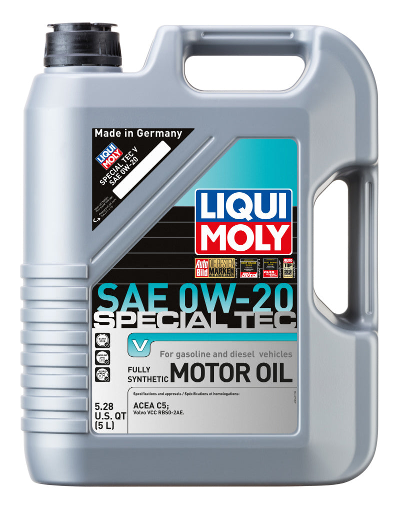 Liqui Moly 5L Special Tec V SAE 0W20 Motor Oil 20200