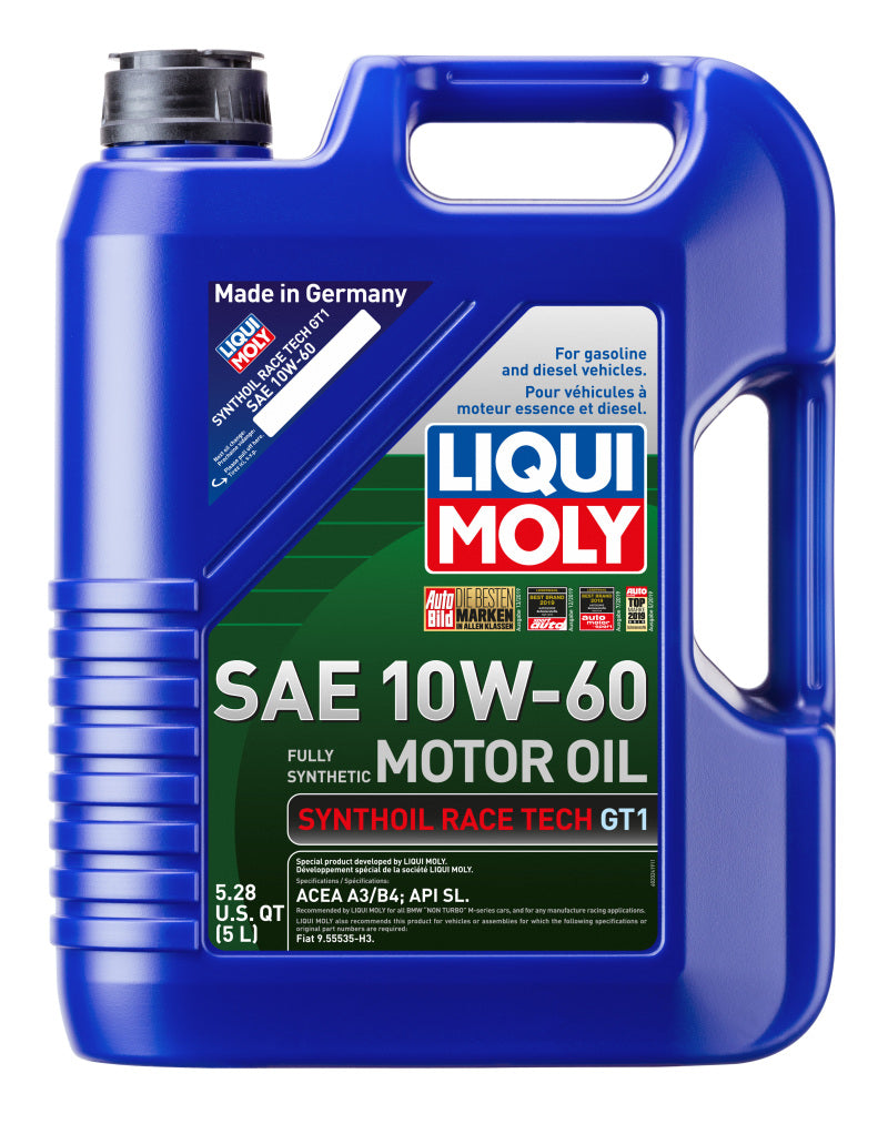 Liqui Moly 5L Synthoil Race Tech GT1 SAE 10W60 Motor Oil 2024