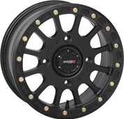 System 3 SB-5 Beadlock Matte Black Wheel 15x10 4/156 5+5 (-5mm) 15S3-55561