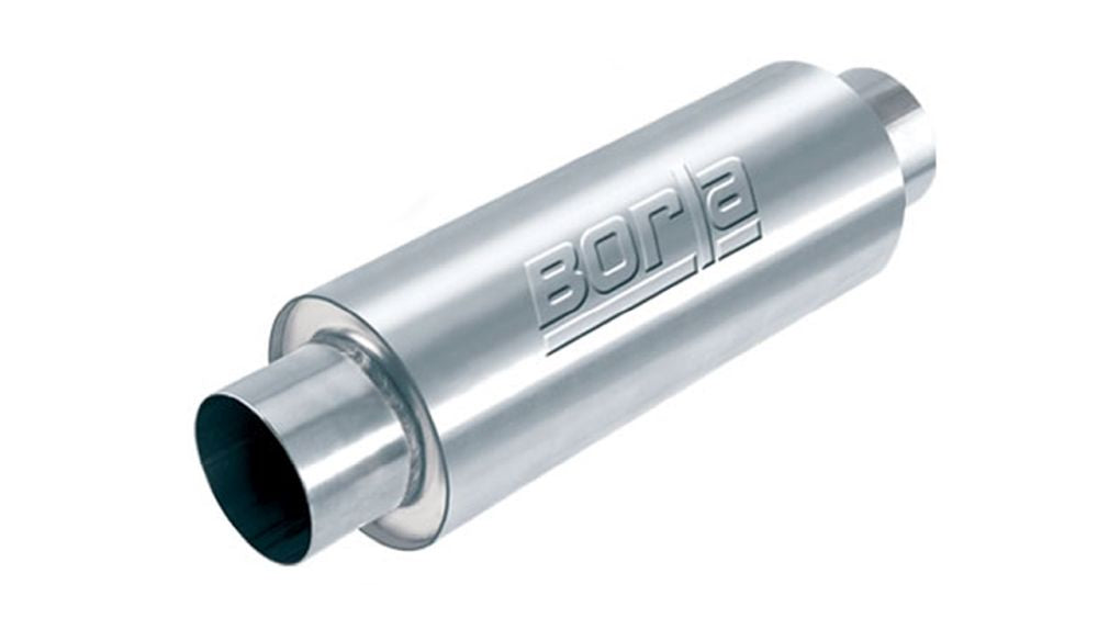 Borla 40085 XR-1 Raceline Sportsman -Round Muffler 3" Inlet 3" Outlet, Stainless