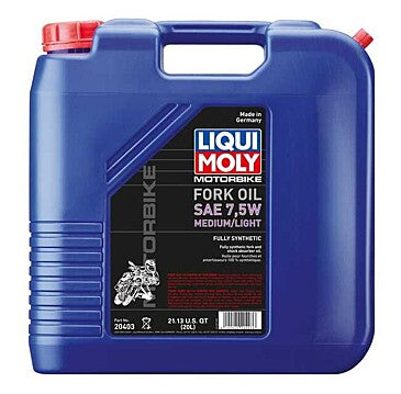 Liqui Moly 20L SAE 7.5W Medium/Light Motorbike Fork Oil 20403