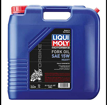 Liqui Moly 20L SAE 15W Heavy Motorbike Fork Oil 20405