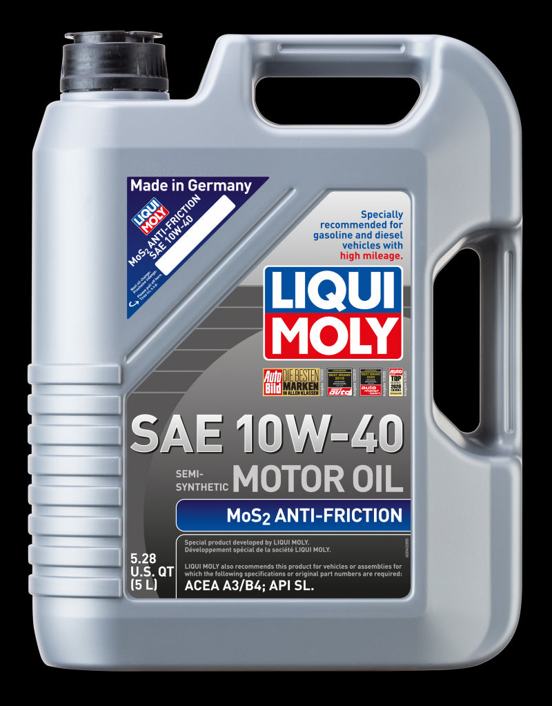 Liqui Moly 5L MoS2 Anti-Friction 10W40 Motor Oil 2043