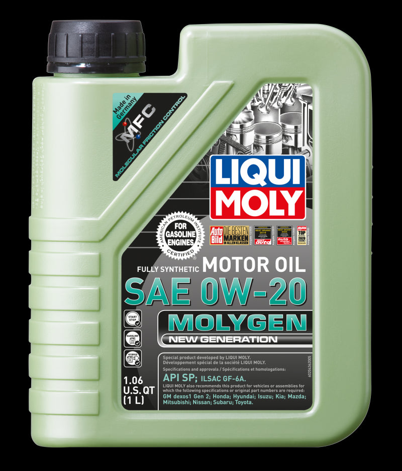 Liqui Moly 1L Molygen New Generation SAE 0W20 Motor Oil 20436