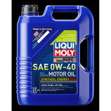 Liqui Moly 5L Synthoil Energy A40 SAE 0W40 Motor Oil 2050