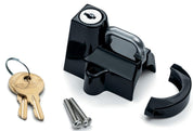 Kuryakyn Universal Helmet Lock Gloss Black 7/8-1-1/4"