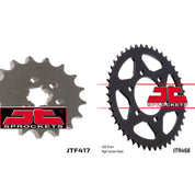 Front & Rear Sprocket Kit for KAWASAKI BN125 A9F Eliminator 09 JT Sprockets