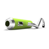 HMF Muffler Honda Grom 17-20 Venom Green Performance Full System Exhaust Mini End Cap