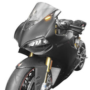 New Rage Cycles Mirror Block Off LED Replacement Turn Signal Black - 1199-MBO