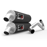 HMF Dual Full Titan-XL Exhaust for Polaris RZR XP/4 1000 15-23