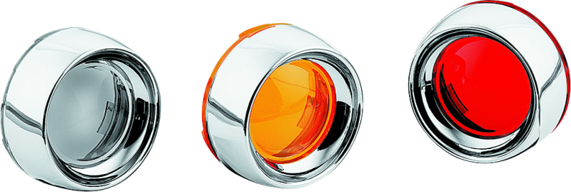 Kuryakyn Chrome Deep Dish Bezel With Smoke Lens 2107