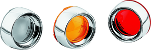 Kuryakyn Chrome Deep Dish Bezel With Smoke Lens 2107