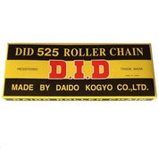 DID Standard 525 Chain 130 Links Natural for Street Motorcycle