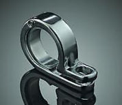Frame Tube/Engine Guard P-Clamps 1-1/8" to 1.25" Chromby Kuryakyn