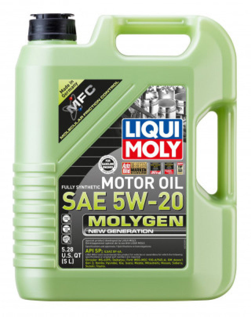 Liqui Moly 5L Molygen New Generation SAE 5W20 Motor Oil 22152