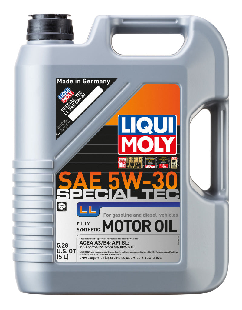 Liqui Moly 5L Special Tec LL SAE 5W30 Motor Oil 2249