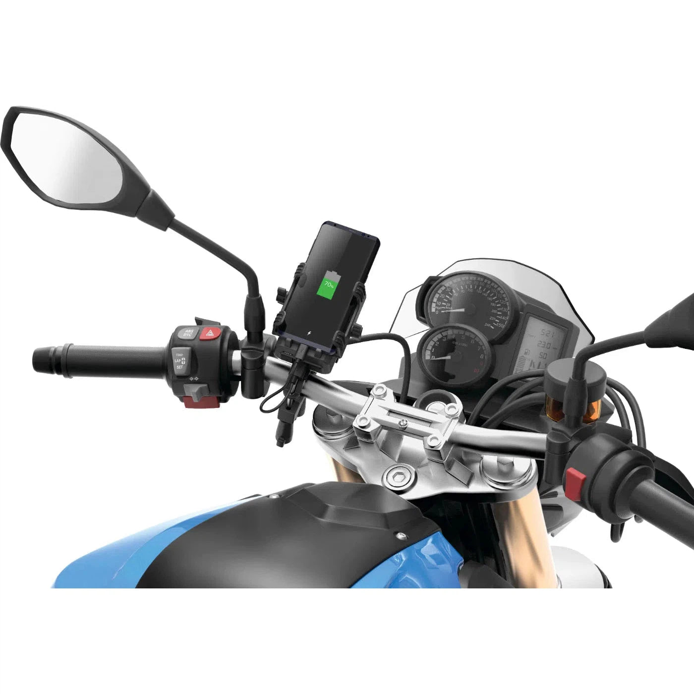 SENA PowerPro Mount Handlebar Phone Mount With Chrager - PowerPro-01