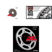 525 BMXR Chain Natural, Front & Rear Sprocket Kit for SUZUKI GSX-R600 1998-2000