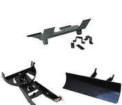 Denali Black UTV Snow Plow Kit For Yamaha Rhino 450 YXR450FA 4x4 2006-2011